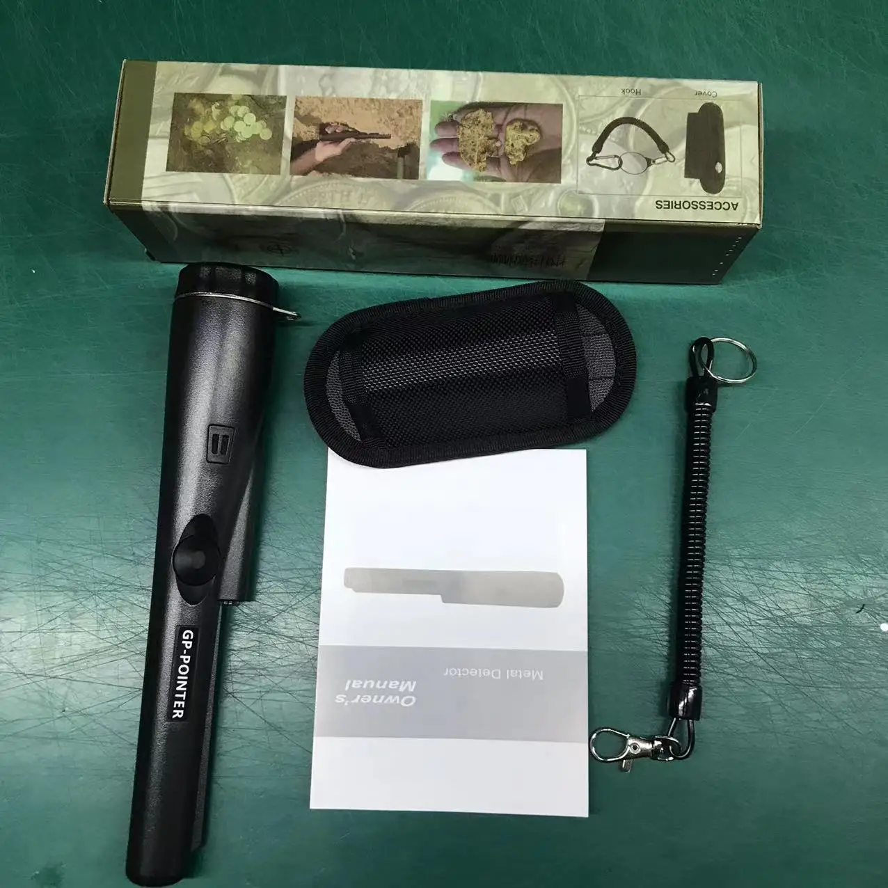 Handheld metal detector for party games