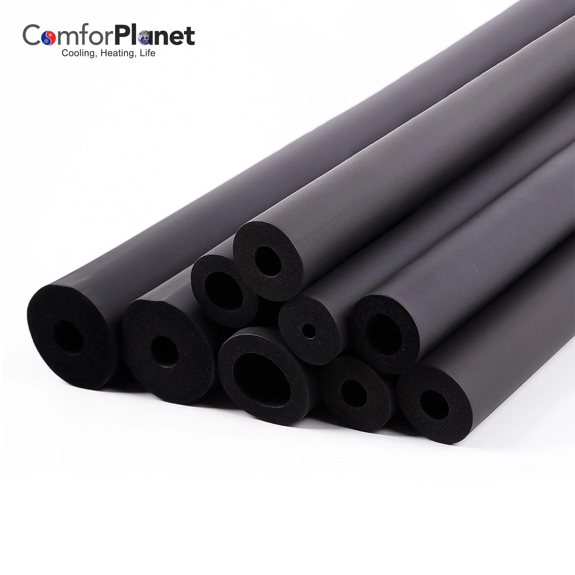 HVAC factory price Air conditioning Insulation Pipe Insulation Tube Pipe Insulation Rubber Pipe