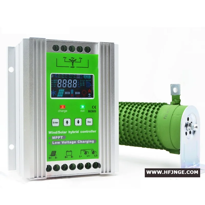 12V 24V 48V 1500W 2000W 3000W MPPT Ветер солнечный гибридный контроллер заряда