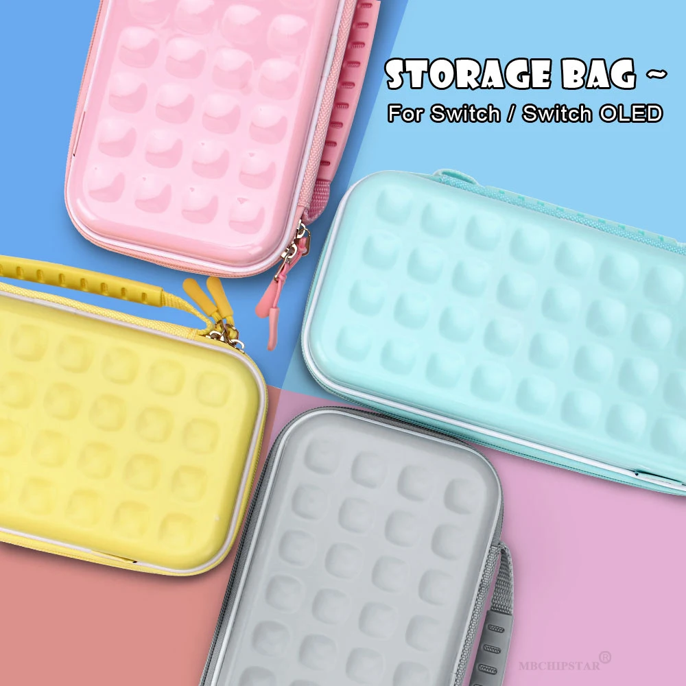 Новый роскошный жесткий чехол для Nintendo Switch Oled сумка для хранения аксессуаров для консоли NS Switch