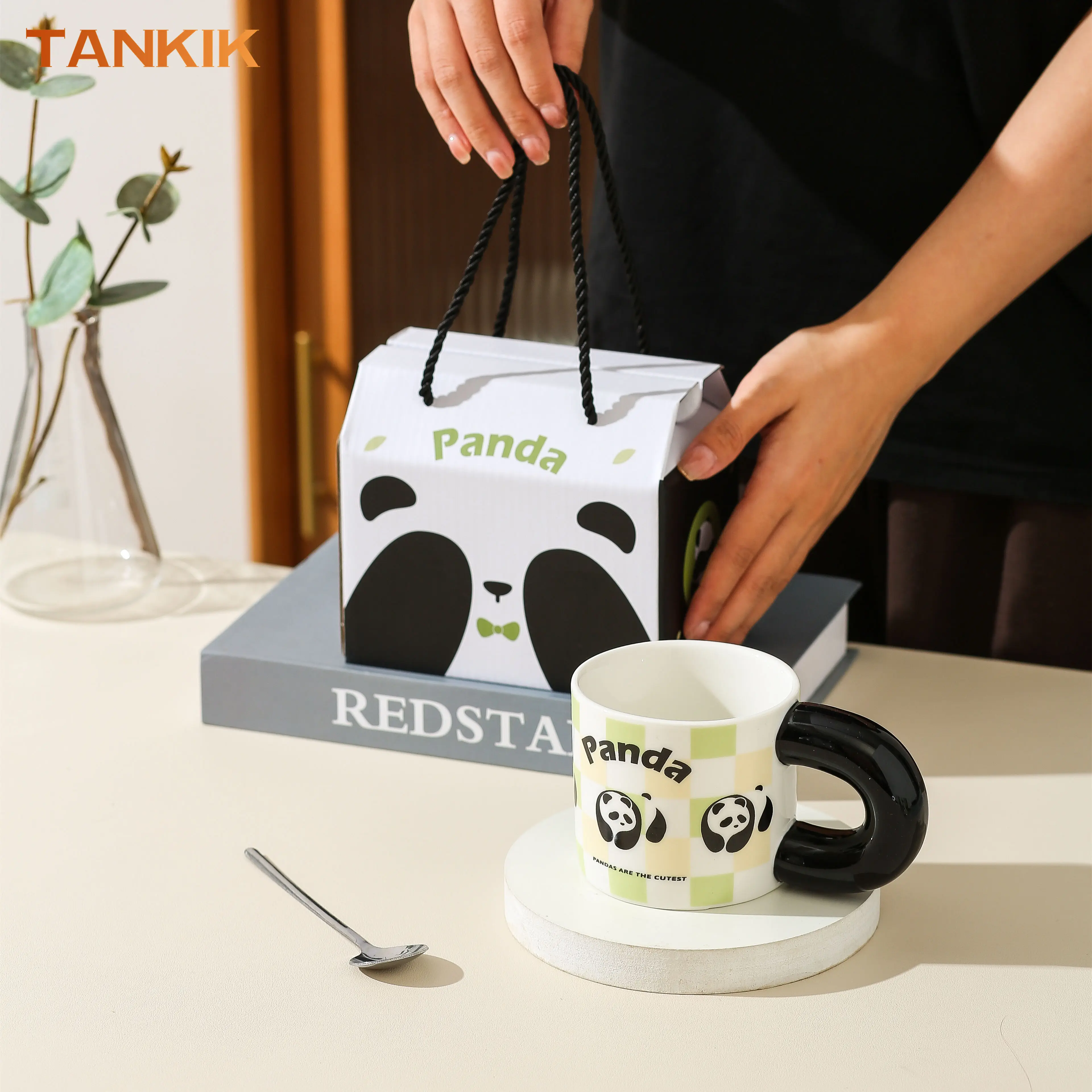 NORDIC Animal Zoo Cute Cups NEW Panda Cute Cartoon Children Friend Gift PORCELAIN GIFT CUP MUG Panda CERAMIC MUG