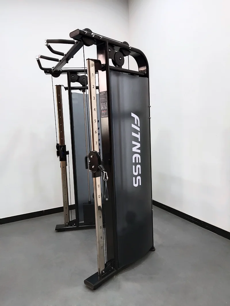 Fitness Bodybuilding Commercial Gym Equipment Adjustable Functional Trainer Dual Pulley Power Rack Strength Exercise Machine