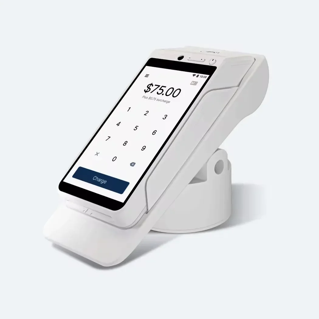 OEM USB embedded chargeable POS terminal stand POS machine base supporting POS system for NEW9220L