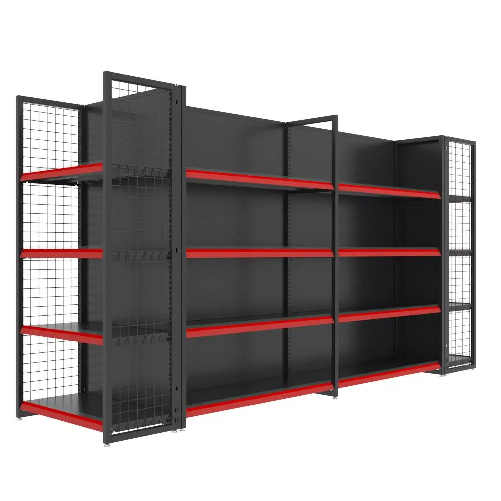 Factory Price Multi Layers Steel Supermarket Shelf Metal shelf and rack