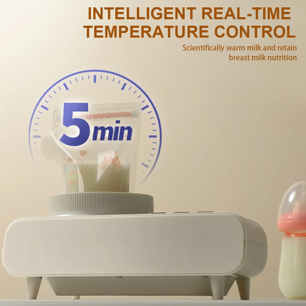 4 in 1 Warming/Unfreeze/Dry/Reservation Breastfeeding Bottle Warmer Breast Milk Warmer Auto Milk Bottle Warmer