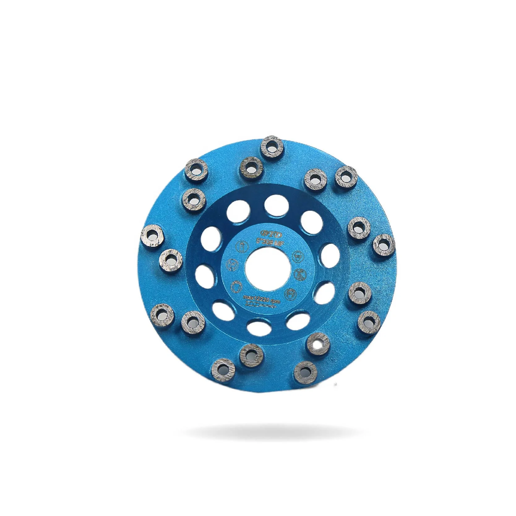 Bontai 5 Inch diamond cup wheels easy grinding concrete grinding wheel disc