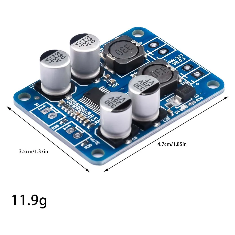 TPA3118 PBTL Mono Digital Amplifier Board 1X60W 8-24V POWER AMP Replace TPA3110 Amplifier Circuit Board