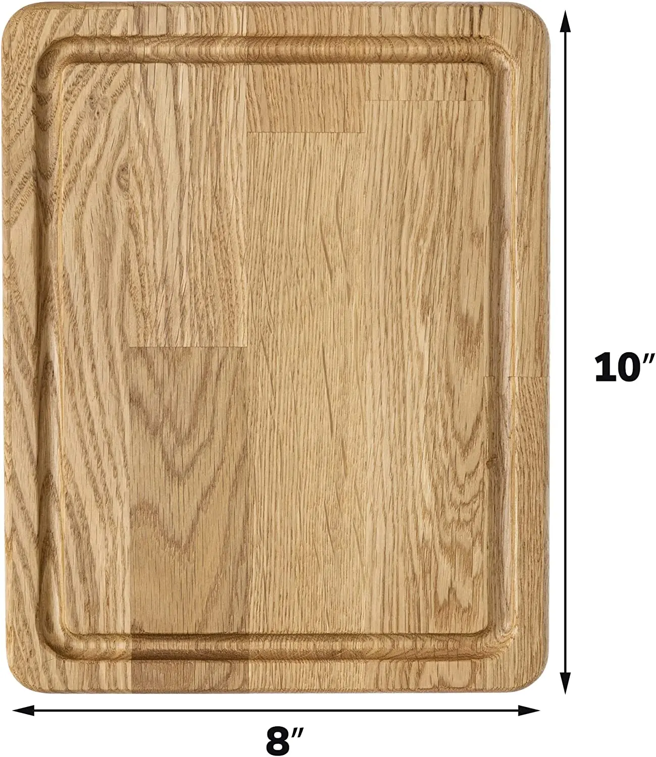 Combohome Large Reversible Multipurpose Thick Oak Wood Chopping Cutting Board