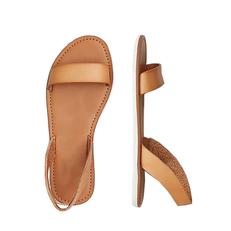 Newest Design Flat Sandals Kids Shoes for Girls in Sandals Leather
