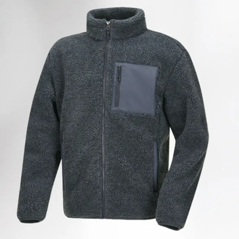OEM ODM High Quality Zip Thick Thermal Microfleece Polar Sherpa Fleece Fabric Jacket Shearling Coat Manufacturer