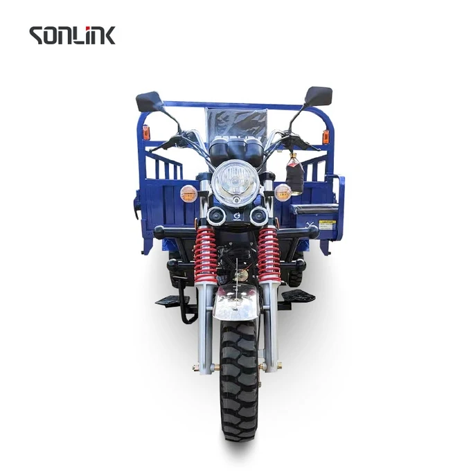 Sonlink Moto Gas 150/200cc 3 Wheels Motorized Adults Cargo Tricycle Racing Motorcycle,right Three-wheeled Motorcycle 150CC 150kg