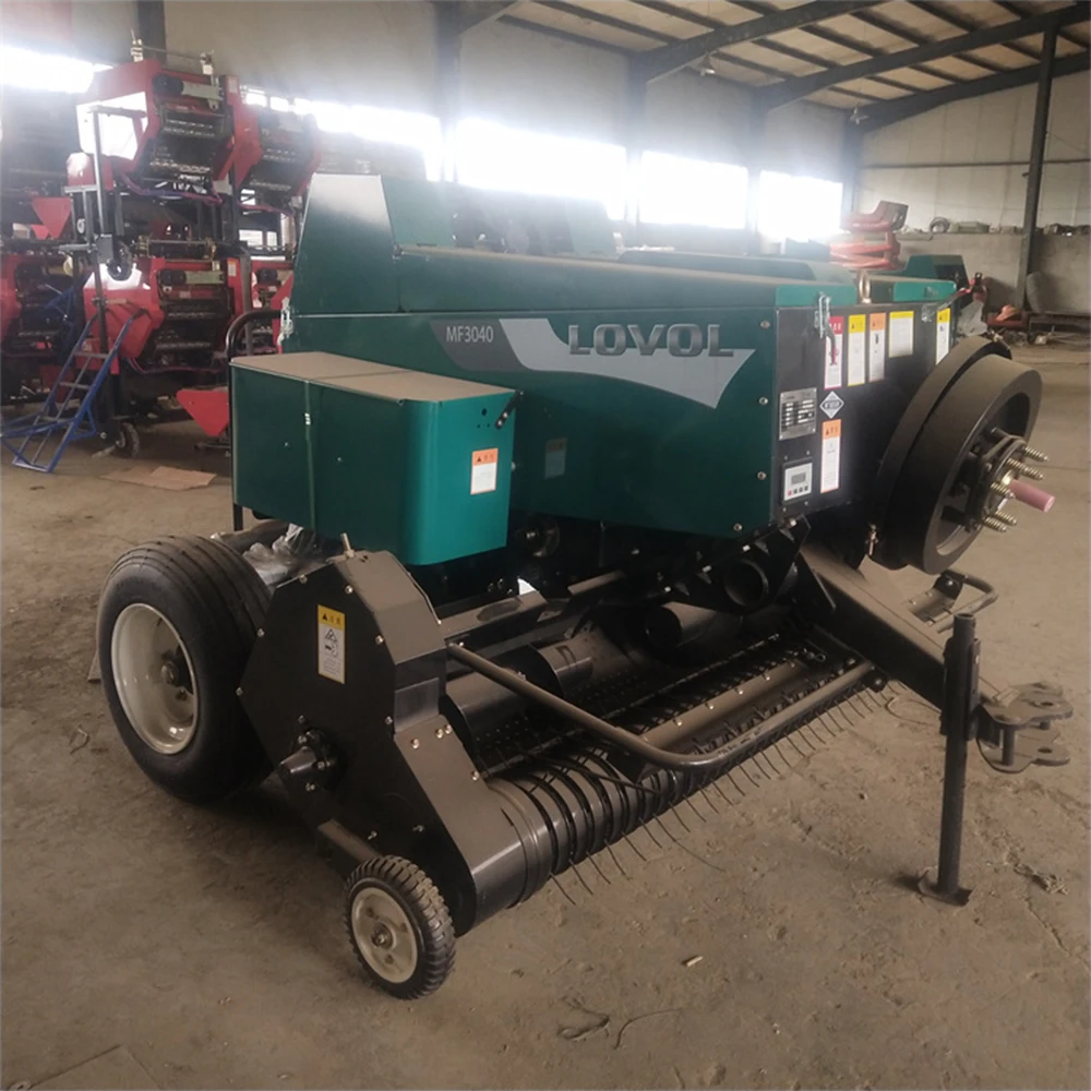 Farm Machinery Equipment Tractor Mini Hay Baler Hay And Straw Baling Machine Hay Press Baler