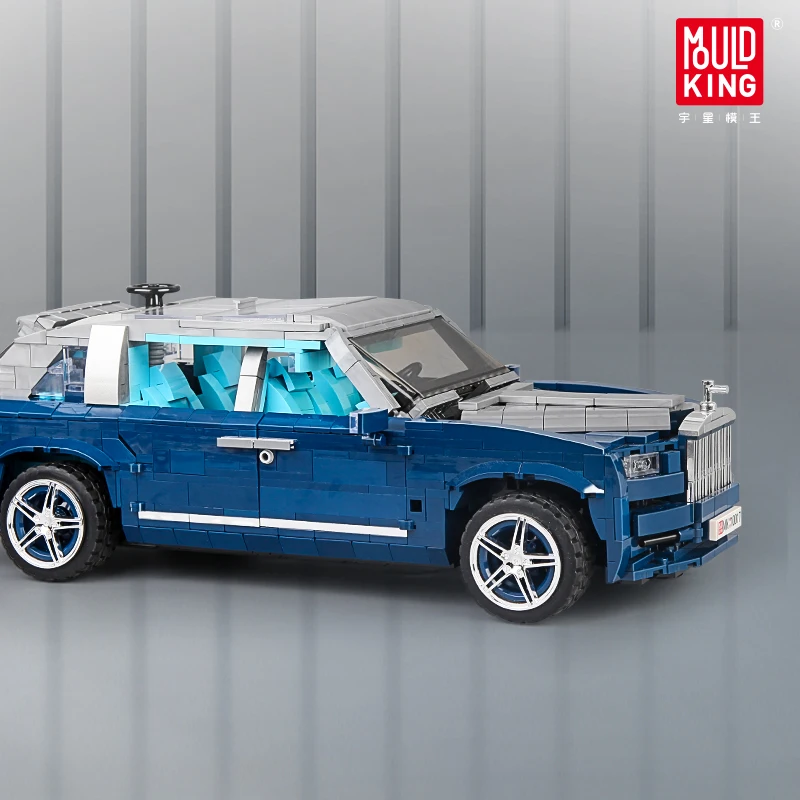 Mould King 10017 Vintage Car The Classic RR Creative Car Model Plastic Assembly Building Blocks For Boys Gifts