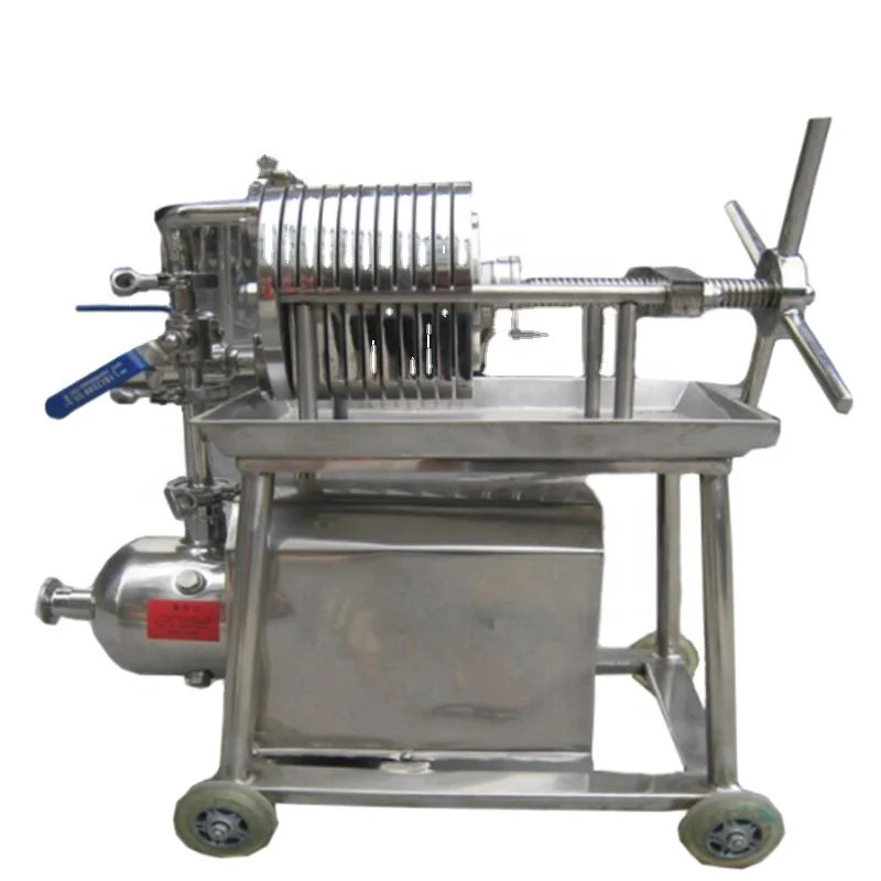 0.1-10 um Stainless Steel Plate Frame Multi-layer Filter for Sugar