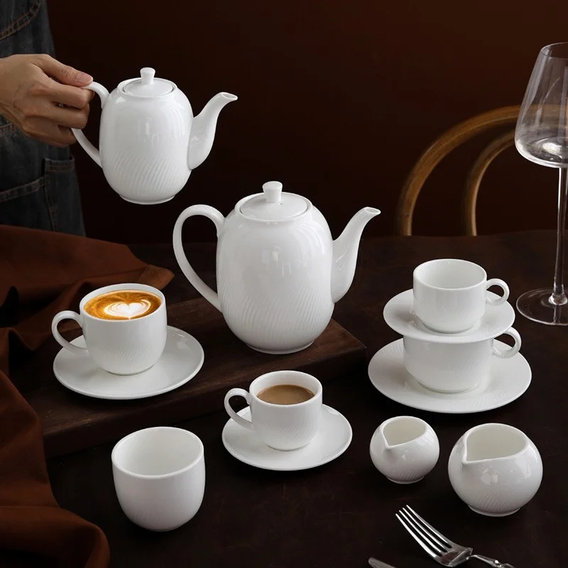 OEM Logo Wedding Tea Kettle Teapot Moka Ceramic Pots Jebena Arabic Coffee Pot Espresso Pot Coffee Restaurant & Hotel Supplies