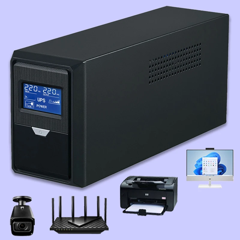 cwups 1000va 530w roller shutter ups power apc battery 600va ups power supply pcb card for computer set Offline UPS