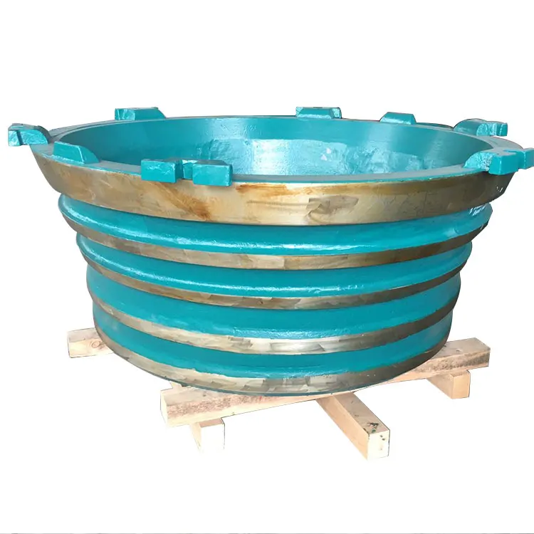 Factory direct hot selling high quality wear resistant  High Manganese Steel Concave Bowl Liner Mantle for Cone Crusher