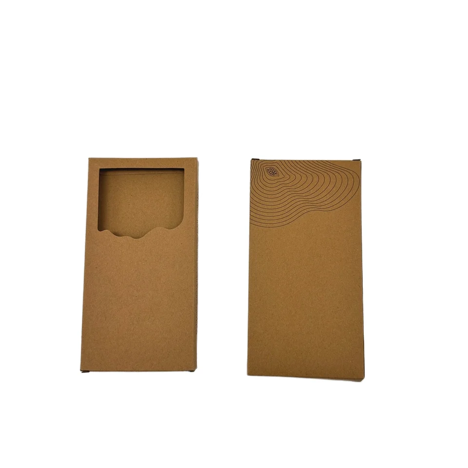 Recyclable  Craft Chocolate bar Packaging Box Custom Printing Natural Chocolate bar Gift Box
