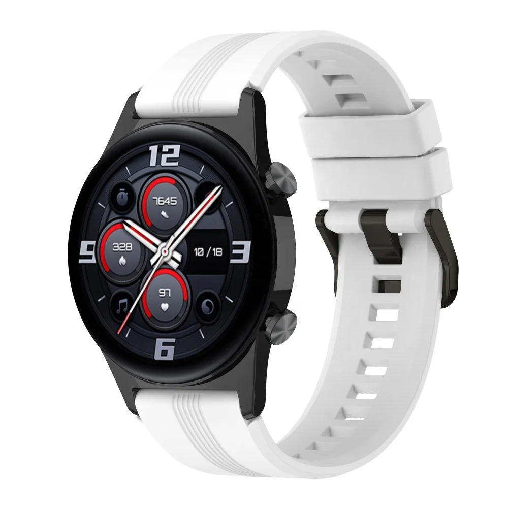 Силиконовый ремешок для Honor Watch GS Pro/GS3/4 Pro/Magic 2 Смарт-часы браслет спортивные часы аксессуары