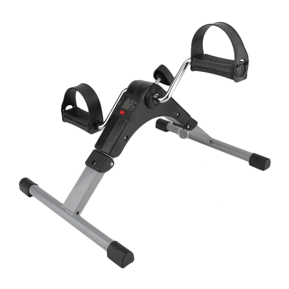 Bike Pedal Mini Cycle Fitness Exercise Legs Digital Computer Led Display Stepper