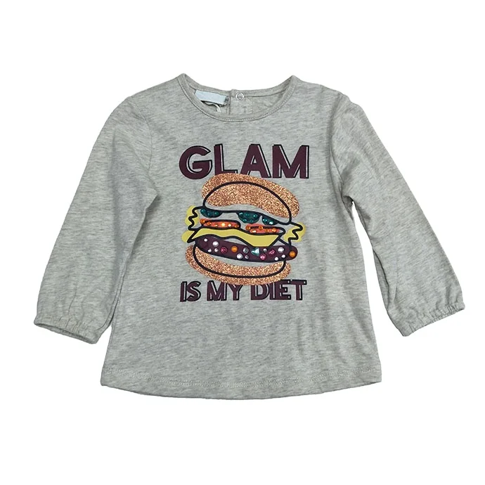 
New Design 100% Cotton Super Breathable Skin-friendly Spring Cute Soft Eco-friendly Comfortable Baby Girl T-shirt 