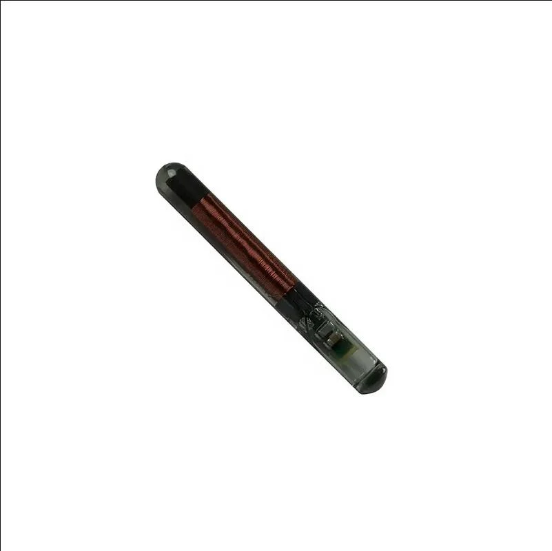 RI-TRP-DR2B 3.85*32mm 32mm 134.2kHz RFID 80bit read/write tags microchip TI HDX glass transponder for vehicle / asset