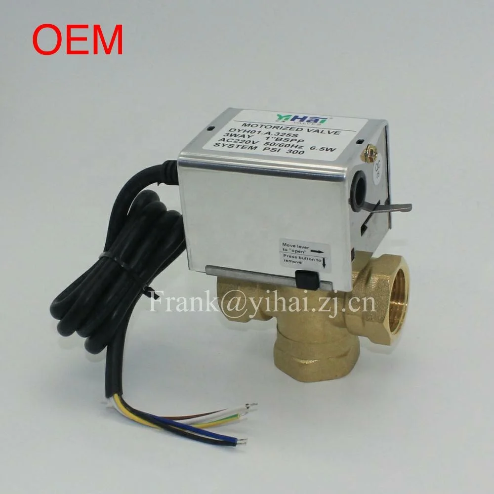 
fan coil valve with spring return actuator 
