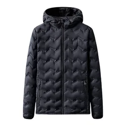 4XL Couples Down Jacket 90 Down Puffer Jacket Women Lined Hooded Lightweight Logo Custom Men Quilted Coat Duvet Outerwear