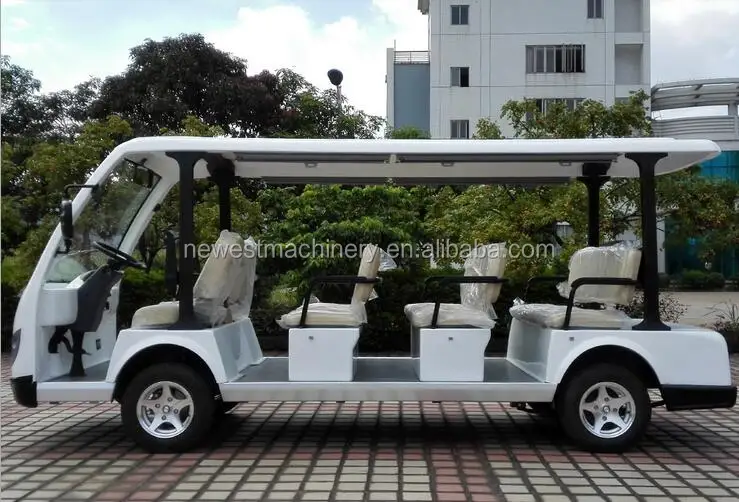 Color customized 11 electric passenger vehicles sightseeing shuttle automobiles