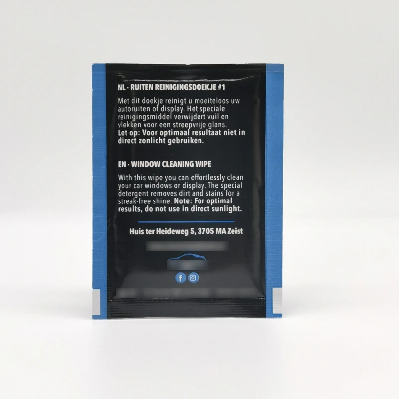 70% Isopropanol Window Cleaning Dry Wet Combination Alcohol Wipes, Disposable Screen Lens Cleaning Wipes