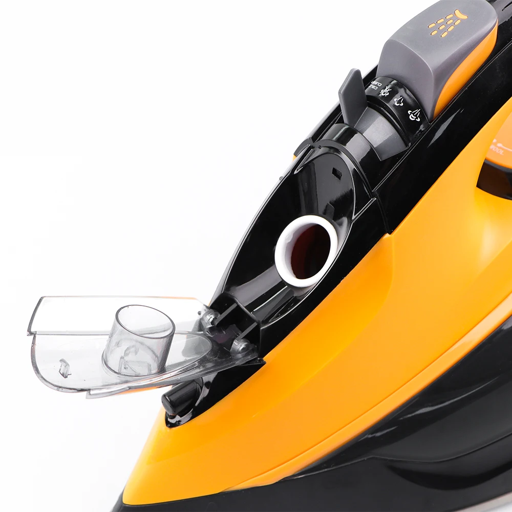 Electric iron steam ceramic soleplate hand  clothing ironing machine steam iron with anti drip and water tank for shirt