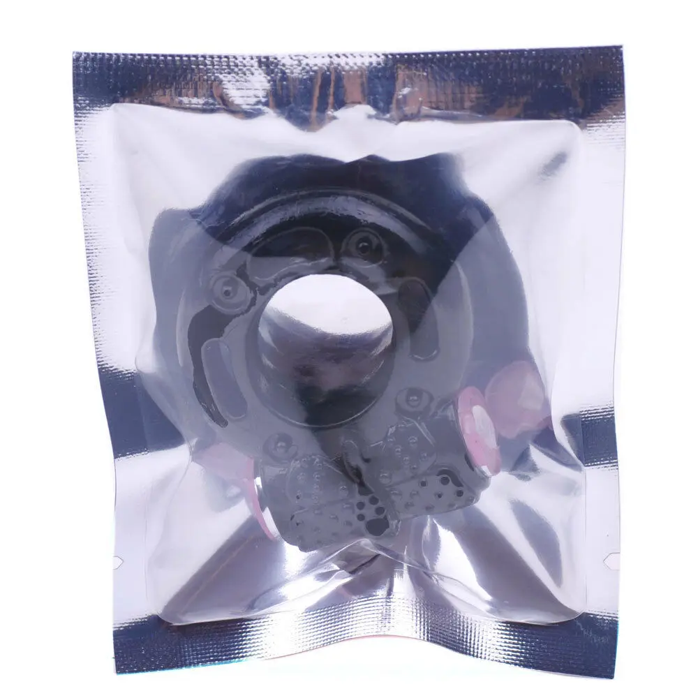 Cock Penis Ring Vibrator Silicone Rubber Male Products Strong Vibration Delay Ejaculation Cock Ring For Men Adult Sex Toy