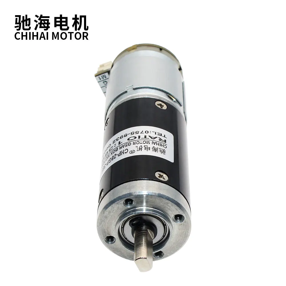 chihai motor CHP-28GP-365S ABHL 28mm 12v 24V 25rpm planetary gearbox encoder motor  with 1:369 gear ratio VS mabuchi for wiper