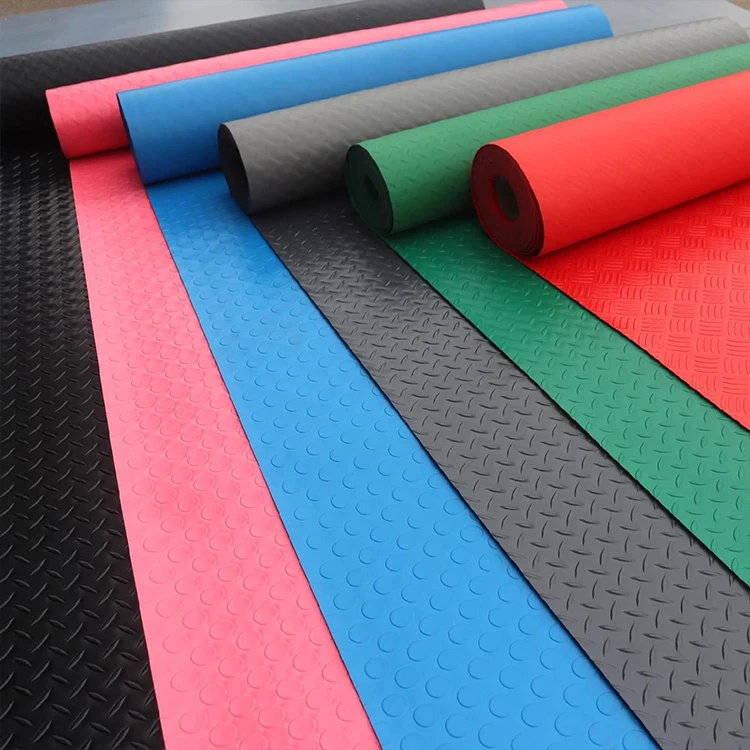 High quality industrial antislip rubber floor mat garage floor mat roll