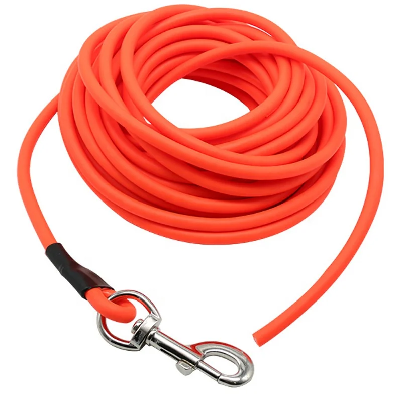 
NiBao Waterproof Deodorant PVC Round Dog Rope Lead Long Dog Training Leash 5M 10M 15M <img data-src=