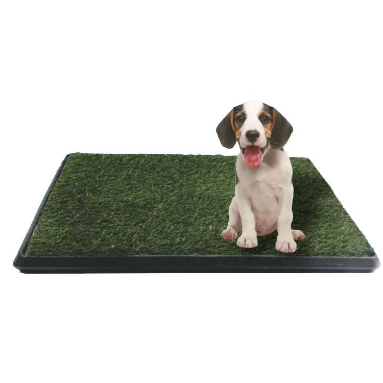 Indoor 3 Layers Removable Grid Tray Pet Toilet Training Artificial Grass Dog Puppy Pee Potty Mat Pad