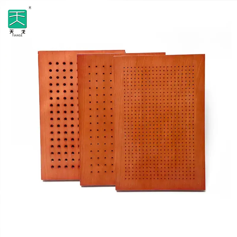 Building Project/TianGe Studio 3000X600 Soundproofing Mdf Wall Black Micro Perforated Oak Wood Acoustic Panels