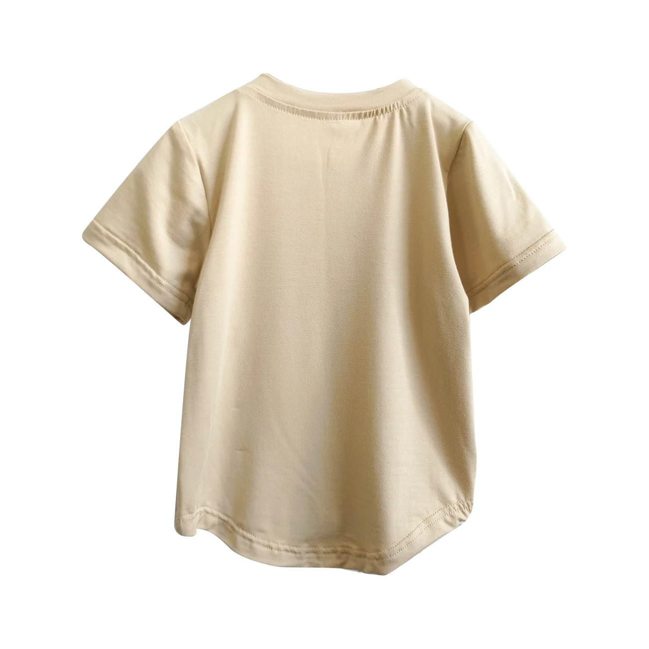 Custom baby Natural Bamboo Fiber Short Sleeve T-shirt Baby boy Girl Kids Clothes soft T-Shirt top