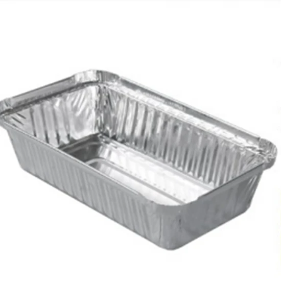 
550ml rectangle aluminum foil container for soup rice 190*110*45mm 