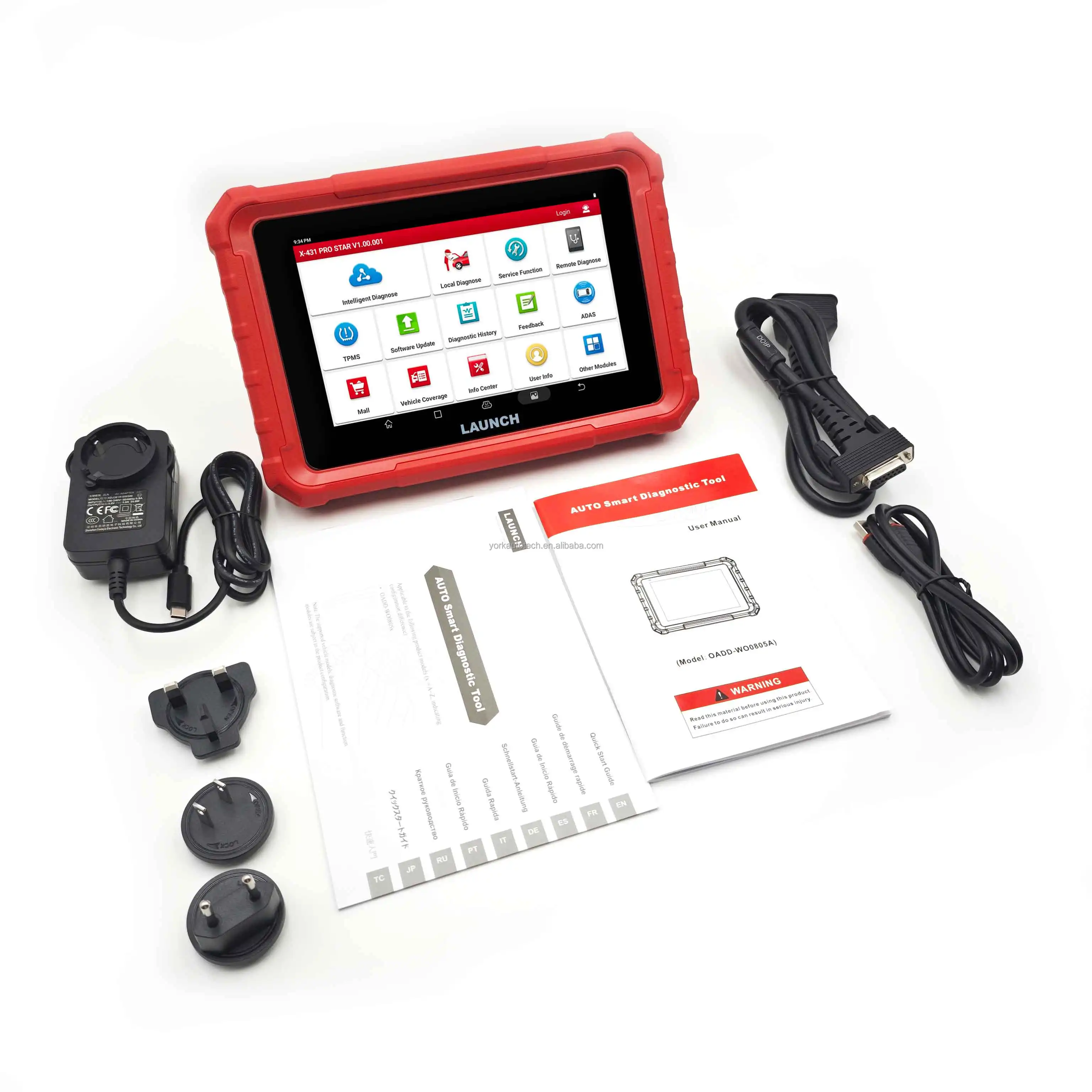 LAUNCH Scan Tool X431 Pro Star ECU Coding All System Diagnostic Scanner All in One OBD2 Scanner with CANFD DOIP 2 Year Update