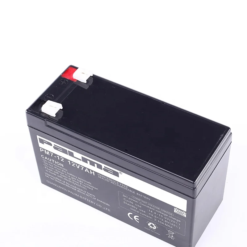 Palma high quality industrial battery charger solar battery 12v 7ah
