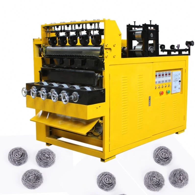 Автоматическая Высокая емкость из нержавеющей стали скруббер мочалка делая машину для использования на кухне