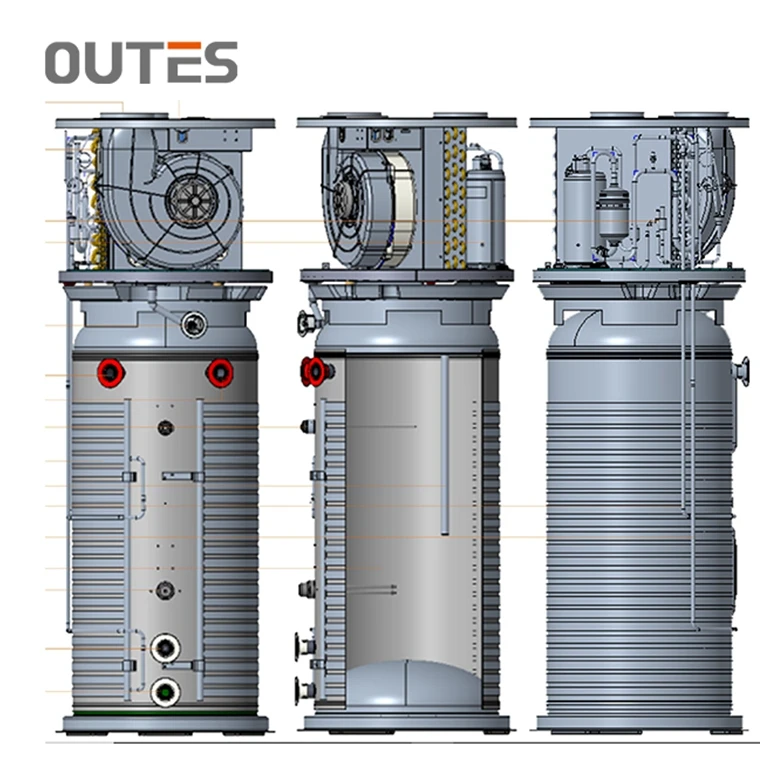 China supplier OUTES Aa r134a household all in one  domestic  heat pump  controller pcb