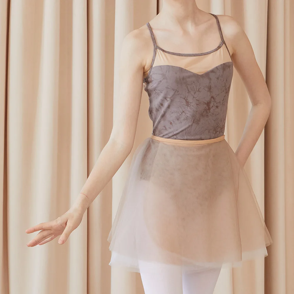 B9001 E dance  Wholesale Women Chiffon Ballet Wrap Skirt Training Dancewear Skirts For Ladies Ballet Dance Dress