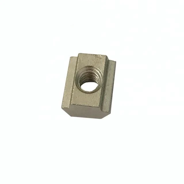 Steel Zinc Plated 30 series Slide-in T-nuts with size 16*16 mm