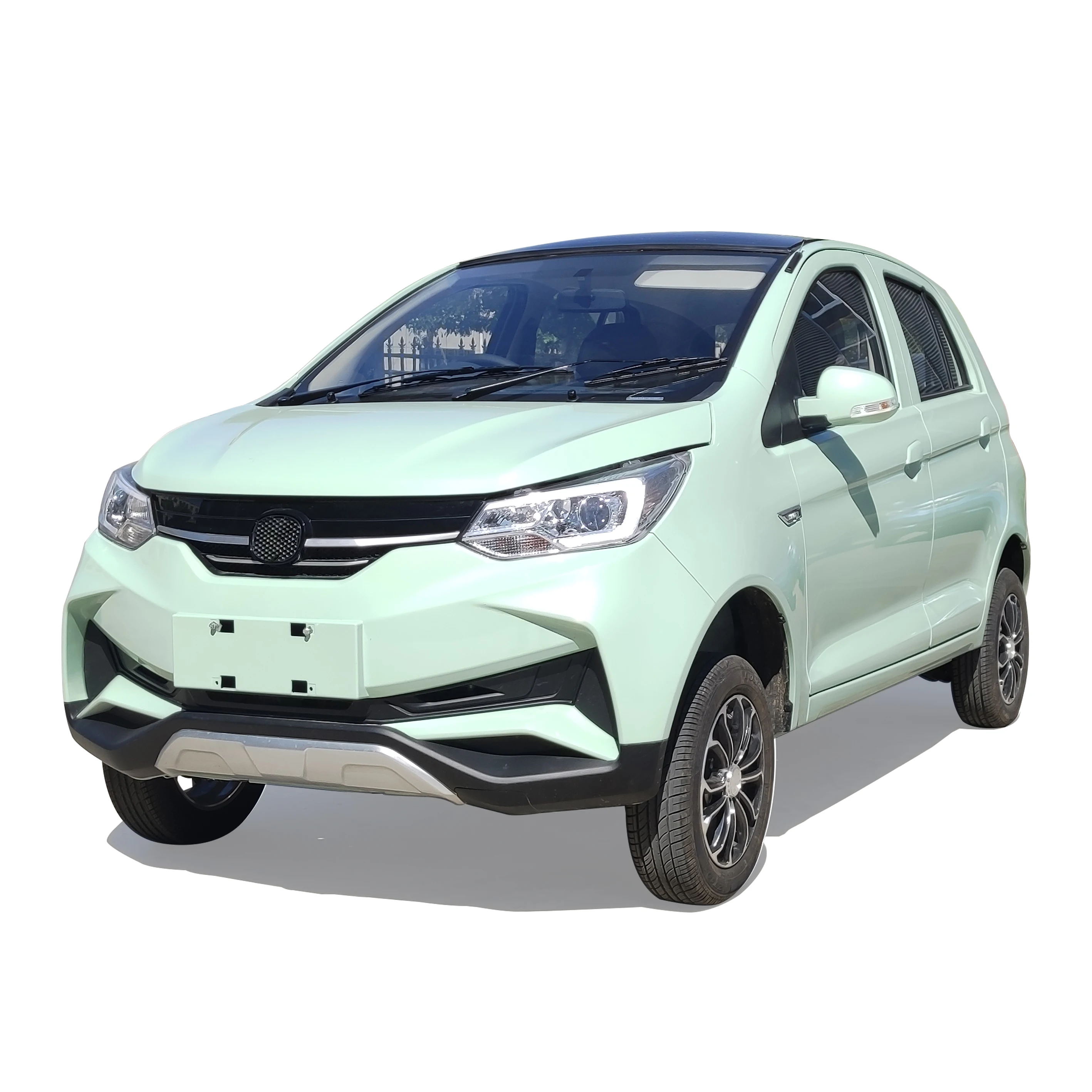 Right hand drive solar car  4 seater  mini car electric smart car for adults