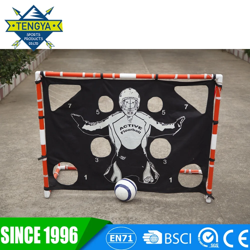 Foldable Folding Portable Football Net Soccer Goal Post Target Pop Up Training Small Mini Mesh and Ball for Kids Outdoor