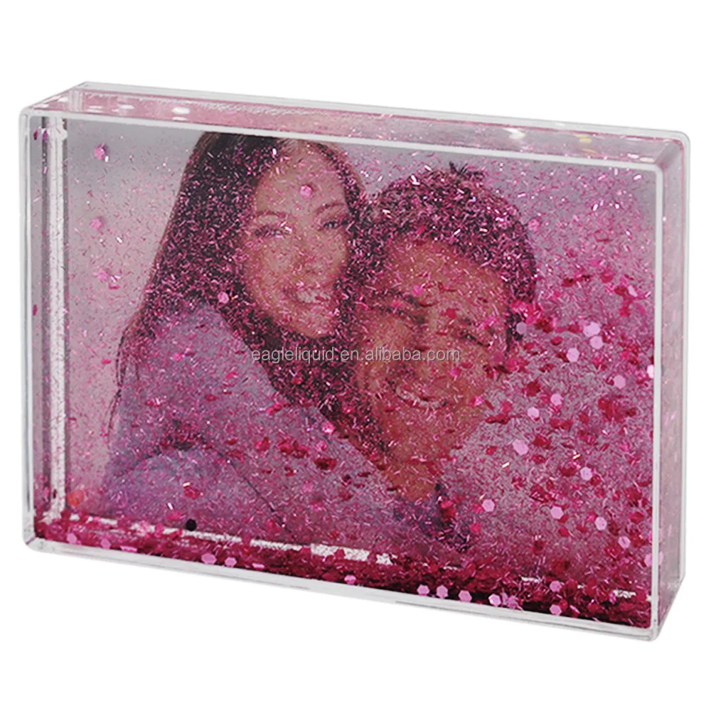 Праздничные подарки на заказ, фоторамка с сердцем, конфетти, зыбучим песком, жидкостью, фоторамка для Дня Святого Валентина
