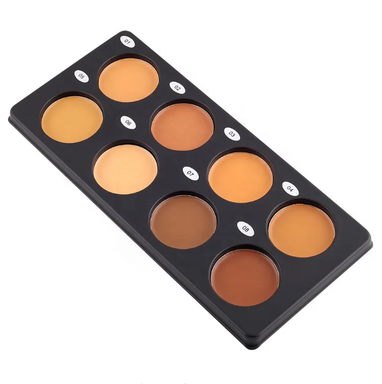 Private Label Full Coverage Concealer Contouring 8 color Concealer Palette