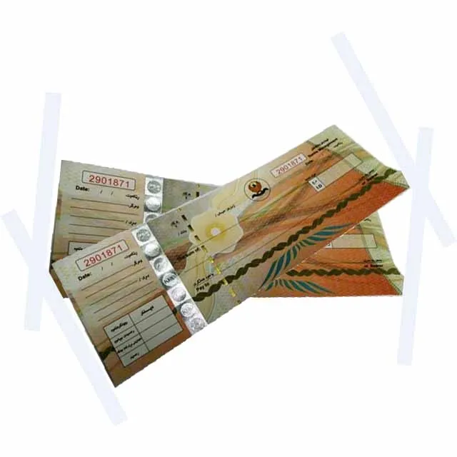 Custom printing hologram hot stamped embossing holographic strip concert ticket security gate ticket